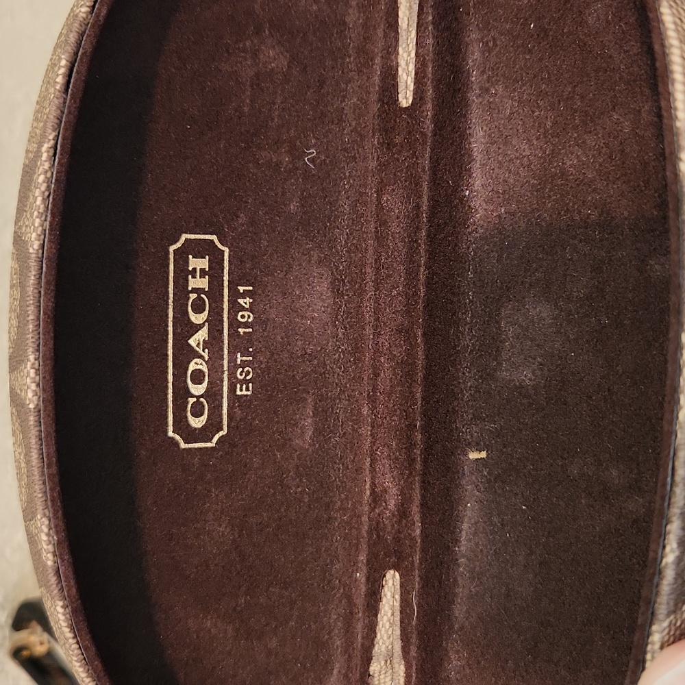 Coach Eyeglasses and Case - Picture 5 of 5